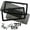 Black, variant on Zone Tech Clear Smoked Unbreakable License Plate Shields Combo - 2-Pack Novelty/License Plate Clear Smoked Unbreakable Bubble Shields with Frames