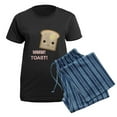 thumbnail image 5 of CafePress - MMM! Toast Women's Dark Pajamas - Women's Short Sleeve Print T-Shirt and Pants Dark Cotton Pajama Set, 5 of 7
