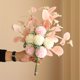 thumbnail image 3 of Beautiful Artificial Chrysanthemum Bouquet with Eucalyptus Leaves - Perfect for Home Decor, Weddings, and Holidays!, 3 of 5