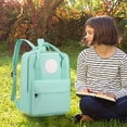 thumbnail image 5 of YIMWNYI Large Size Backpack, Lightweight Canvas Travel Backpack with Multiple Pockets, Adjustable Padded Shoulder Straps, Stylish and Durable, Ideal for Everyday Use, Work, and Travel, 5 of 5
