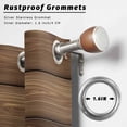 thumbnail image 2 of Outdoor Curtains for Patio Waterproof, Vintage Wood Grain Outdoor Privacy Panels Grommet, Country Wooden Board Brown Blackout Outside Curtains for Porch/Cabana/Pergola/Gazebo 54"x95", 2 Panels, 2 of 8