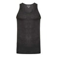 thumbnail image 3 of Keanu Mens Ribbed Cotton Blend Fitted Vest Top (Pack of 6), 3 of 5