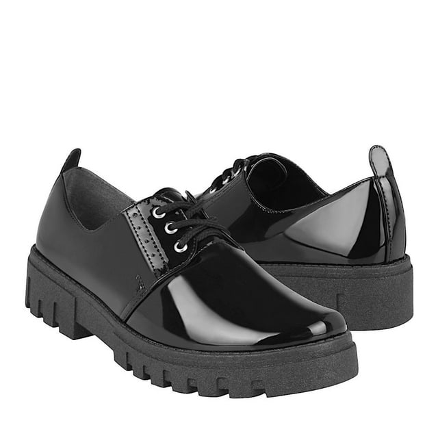 ZAPATOS CASUALES DAMA STYLO 12165 CHAROL NEGRO Stylo 12165