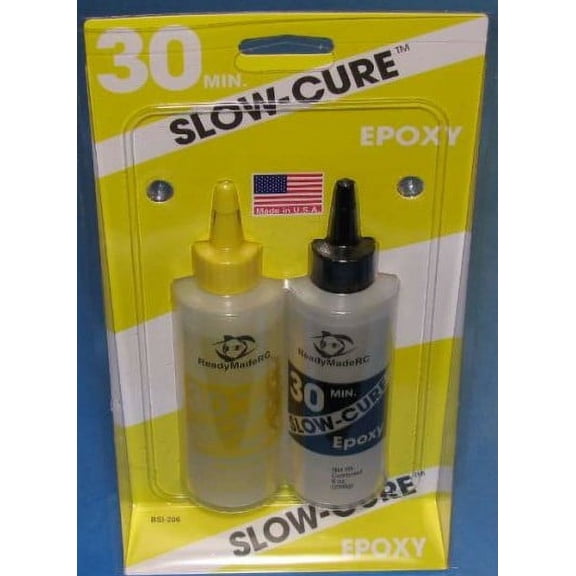 Slow-Cure 30-Miniute Epoxy 9oz