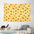 thumbnail image 6 of Xecao Yellow White Striped Sunflower Print Tapestry, Wall Hanging Room Funny Decor, Backdrop Room Decor for Bedroom Living Room dormitory, 6 of 8