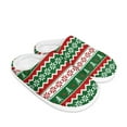 thumbnail image 2 of FUIALDOLG Womens Cute Slippers Fuzzy Slippers for Christmas Party Nordic Peace Slippers with Anti-Skid Sole, 2 of 9