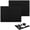 Black-A, variant on 2 PACK Textured Pebble Sink Mat/protector, Adjustable Kitchen Home Sink Pad, 15.7 in X 11.8 in , Black (Dark Green)