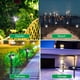 thumbnail image 4 of Luz solar para exteriores, paquete de 2 luces solares para jardín con sensor de movimiento, IP65, resistente al agua, 2 modos de luz solar para jardín, patio, exterior, camino, entrada, 4 of 6
