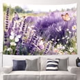 thumbnail image 3 of Farmhouse Tapestry Wall Hanging,Wildflower Neutral Garden Tapestries for Dorm Room Decor, Boho Wall Art,Bed Throw,Sofa Cover,60"x40", 3 of 8
