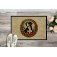 thumbnail image 2 of Carolines Treasures DAC2361MAT 18 x 27 in. Unisex Entlebucher Mountain Dog Christmas Flowers Doormat, 2 of 5