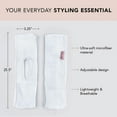 thumbnail image 3 of Kitsch Spa Headband - Microfiber Makeup Headband for Washing Face in White, 3 of 19