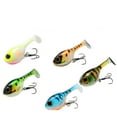 thumbnail image 3 of Hot 60mm 9.7g Swim Durable Balloon fish Lure with hook Worm Barbed Hook Artificial Soft Bait Silicone D, 3 of 8