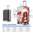 thumbnail image 3 of Salouo Christmas Gnome With Love Pattern Travel Dust-proof Suitcase Cover, Softside Suitcase Protector Luggage Cover Protector for 18-32inch ,Not Included Suitcase, 3 of 8