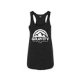 thumbnail image 1 of Gravity Outdoor Co. Womens Racerback Tank - White Logo - Eco Black - M, 1 of 1