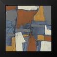 thumbnail image 2 of Goldberger, Jennifer 20x20 Black Modern Framed Museum Art Print Titled - Earth and Navy II, 2 of 5