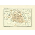 thumbnail image 2 of Bertarelli 14x11 White Modern Wood Framed Museum Art Print Titled - Pavia Italy - Bertarelli 1914, 2 of 4