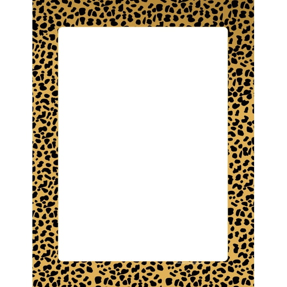 SHAPES ETC. Designer Paper - Cheetah (50 Sheet Package)