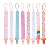 Printed Fabric Pacifinder with Plastic Clasp - 0 Plus Months - Pack of 2 - Case of 48