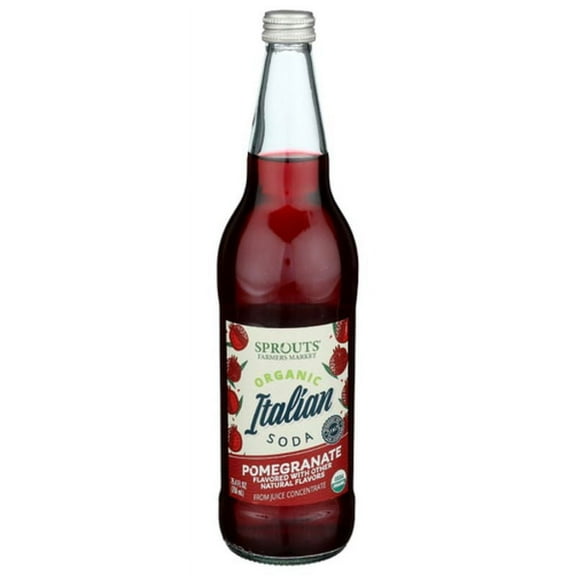 SPT Organic Pomegranate Italian Soda 25.4 fl oz