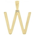 thumbnail image 3 of 10K Yellow Gold Unisex Diamond Initial Pendant Block Font Letters 0.25 Ct. | W, 3 of 3