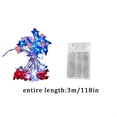 thumbnail image 2 of Flag Light String Independence Day Decorative String Lights Led Red White Bluestar Light String Lighted Snowflakes Plug in Christmas Lights Snowflakes Plug in Rope Christmas Lights And String Lights, 2 of 3