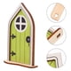 thumbnail image 2 of EeaseMX 1 pieza de adorno de puerta de hadas de madera, decoración de puerta de elfo, hermosos árboles decorativos, 2 of 8