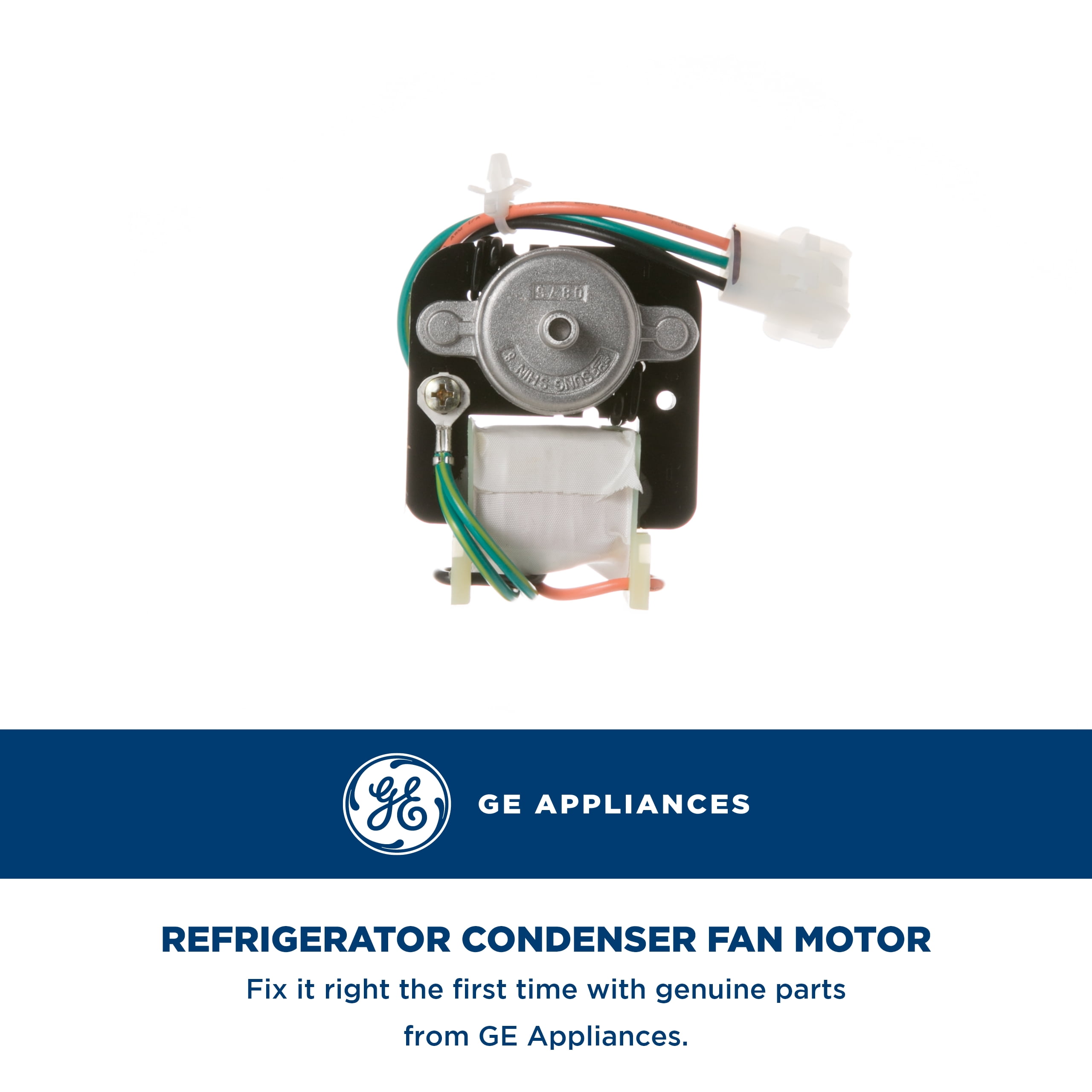 GE Appliances WR60X10220 Refrigerator Condenser Fan Motor