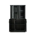 thumbnail image 3 of Gramercy Way Jill Zarin Home Bar Cabinet Rotating Wine Rack Black, 3 of 5