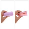 thumbnail image 4 of Unique Bargains 1 Pc Reusable Sponge Face Scrubber for Removing Makeup 5.31"x4.33" Purple Pink, 4 of 5