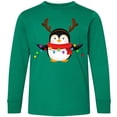 thumbnail image 3 of Inktastic Penguin Xmas Long Sleeve Youth T-Shirt, 3 of 5