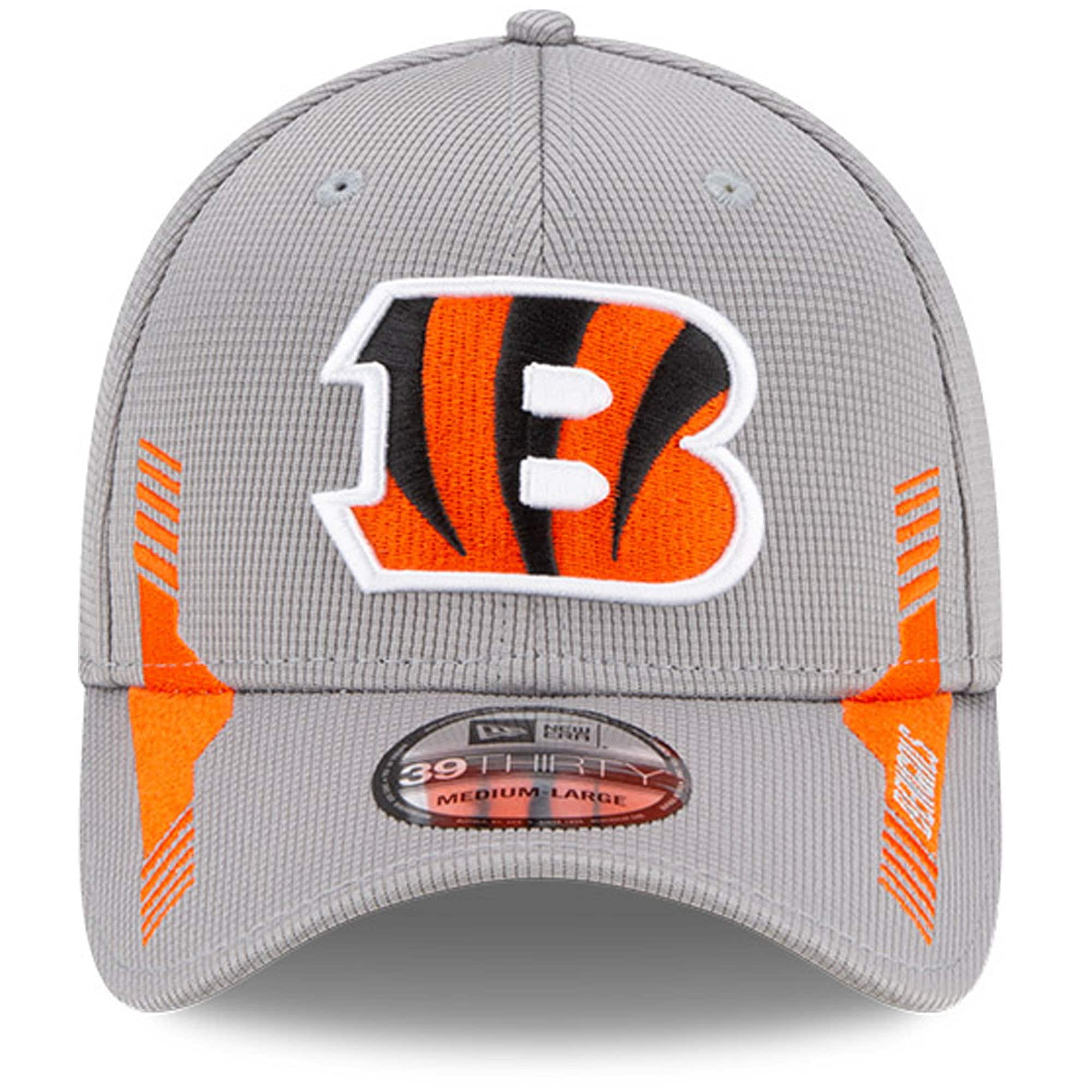 Cincinnati Bengals Hat Sideline Tech 39THIRTY Flex Cap New Era 