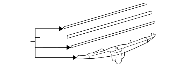 Back Glass Wiper Blade (Rear)
