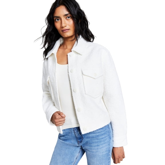 Women's Boucl� Jacket Cream XS
