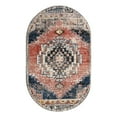 thumbnail image 3 of Unique Loom Tucson Collection Area Rug - Tubac (5' x 8' Oval Rust Red/Black), 3 of 7