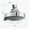 thumbnail image 6 of High Pressure Handheld Shower Head 5-Settings Powerful Water Spray Shower Head against Low Pressure Water Flow Max rate 2.5 gpm 80 psi, 6 of 7