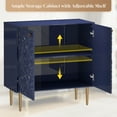 thumbnail image 5 of Boyel Living 2-Door Accent Sideboard Storage Cabinet, Blue Modern Sideboard Buffet Cabinet for Hallway, Entryway or Living Room, 5 of 6