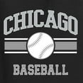 thumbnail image 6 of Wild Bobby City of Chicago CHI American Baseball Fantasy Fan Sports Men's T-Shirt, Black, Small, 6 of 6
