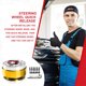 thumbnail image 5 of Para Coche Adaptador de cubo de rueda Adaptador de liberación rápida de 6 orificios Accesorios para automóvil (amarillo), 5 of 6