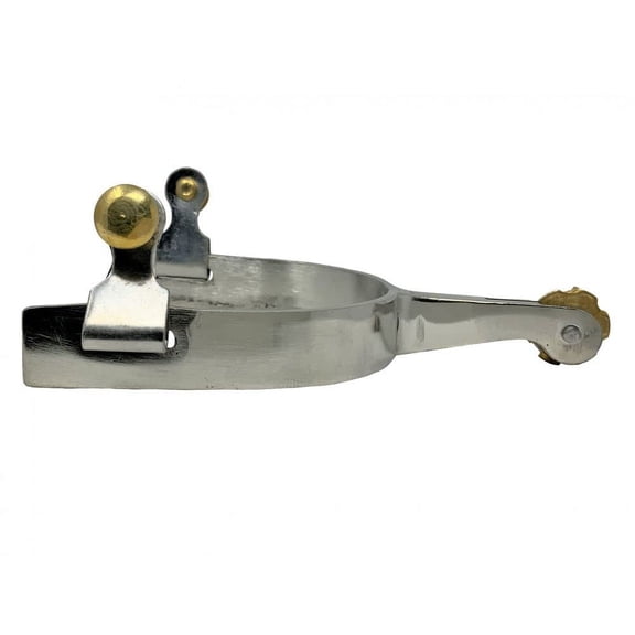 Showman Men's Western Stainless Steel Spurs