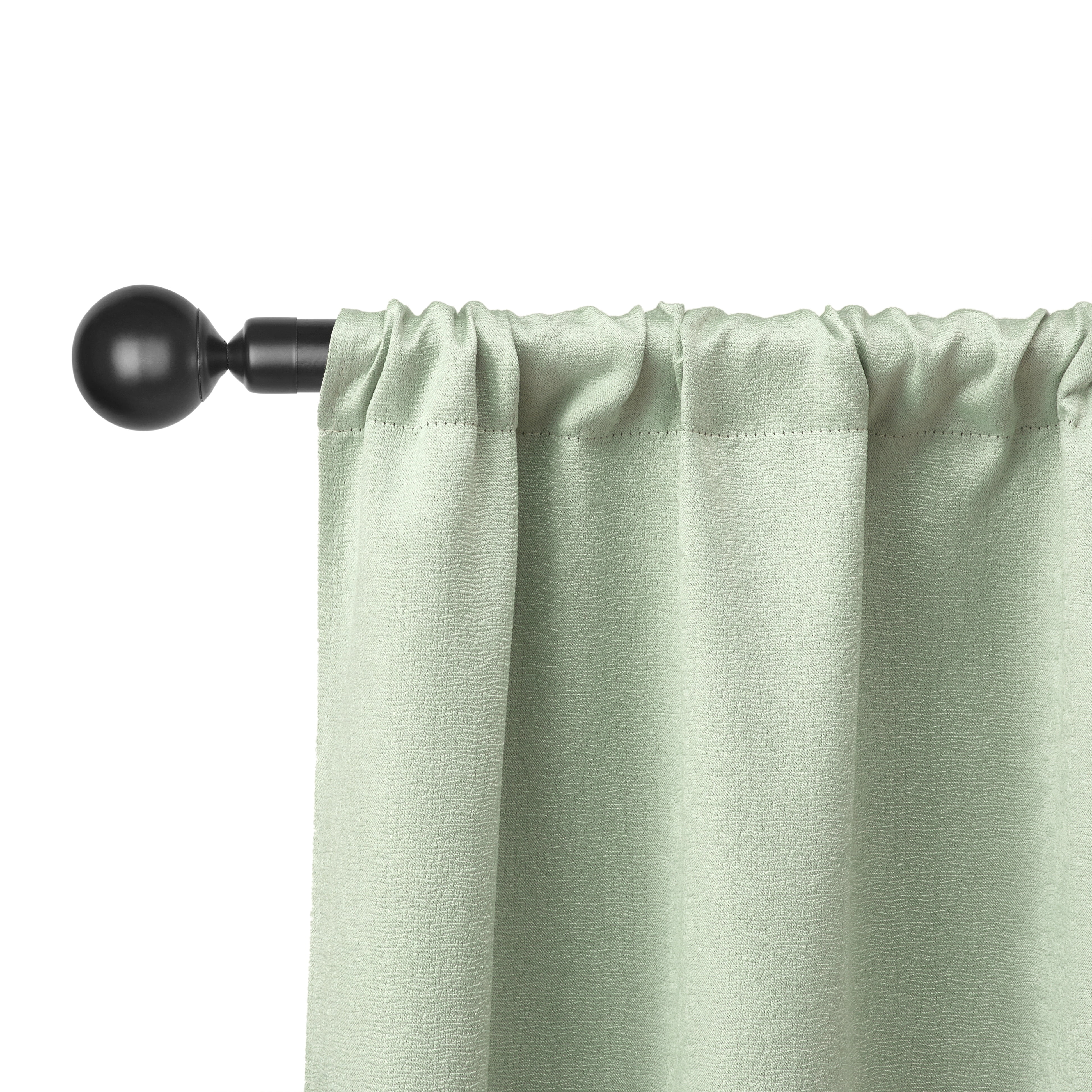Mainstays 4 of a Kind Blackout Curtain Panels, Set of 4, Green, 28" W x 95" L