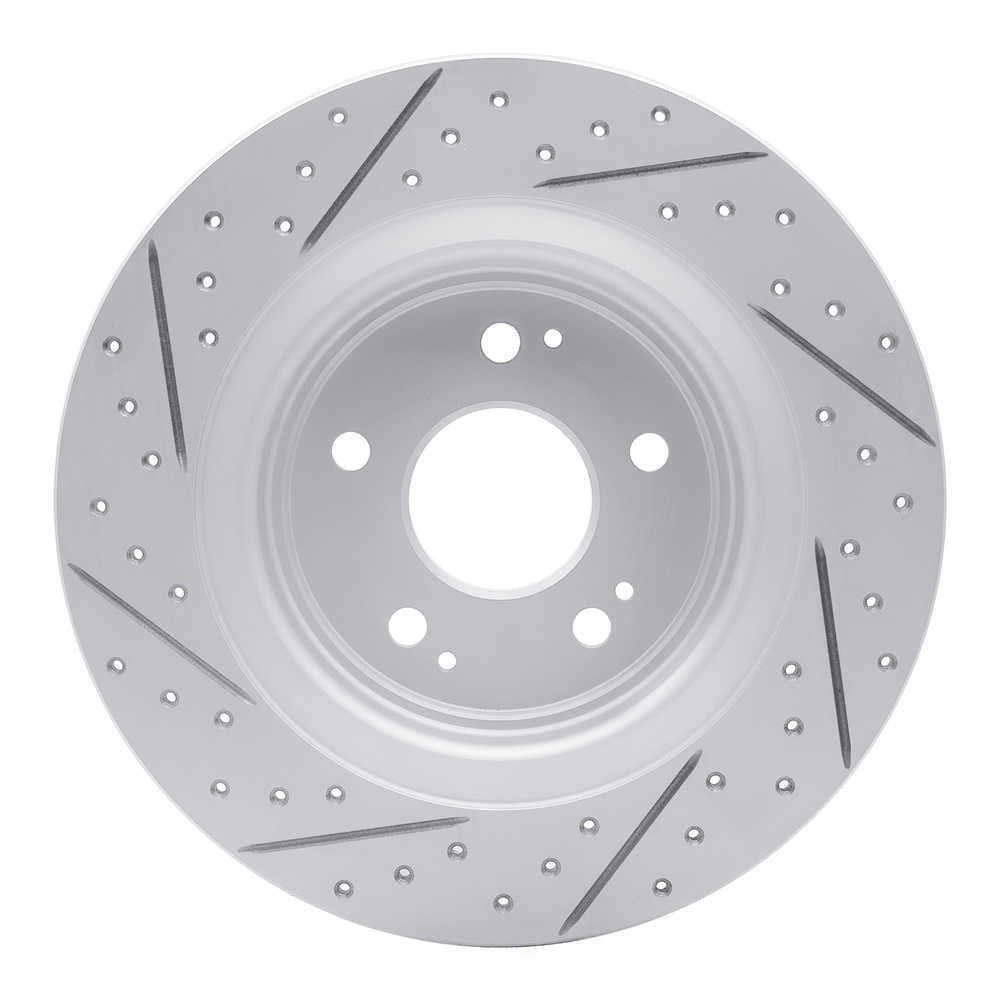 Dynamic Friction Company 830-58030R DFC Geoperformance Rotor - Drilled and Slotted