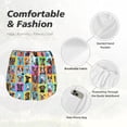 thumbnail image 6 of Uemuo Cute Dogs Collage Pattern Women's Athletic Shorts High Waisted Running Shorts with Liner Pockets Gym Elastic Workout Shorts-Medium, 6 of 8
