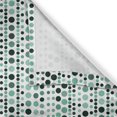 thumbnail image 4 of Ambesonne Modern Grommet Curtain Single Panel, Geometrical Circles Dots, 50"x60", Hunter Green Turquoise, 4 of 5