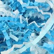 Feildoo Shred Paper Filler (1/10LB) Crinkle Cut Paper for Wrapping & Filling Gift Basket Gift Boxes, Kraft-Decoration Raffia Contains Bow , B# Fiesta Blend 5, Y13Q9M9S