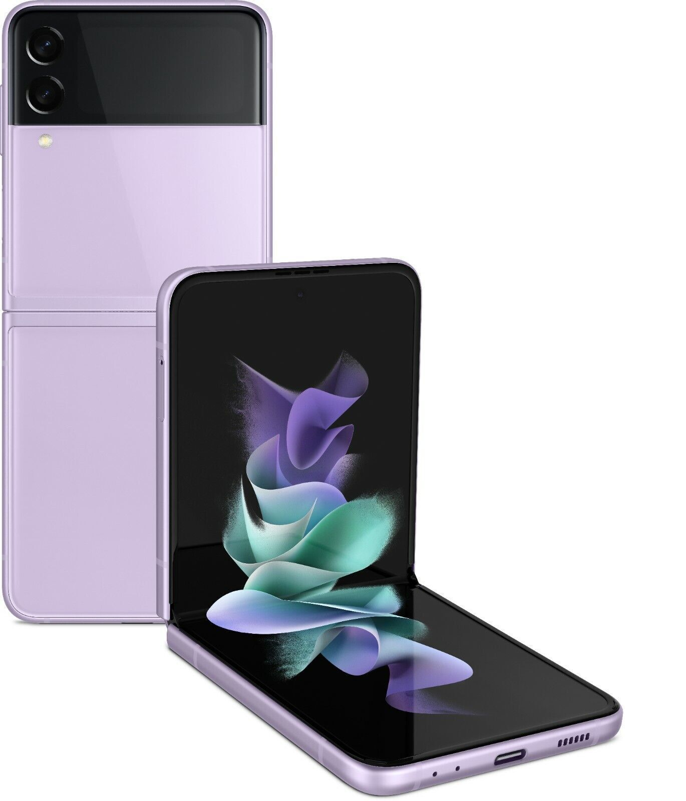 Samsung Galaxy Z Flip 3 5G SM-F711U1 256GB Purple (US Model) - Factory Unlocked Cell Phone - Very Good Condition - image 3 of 3