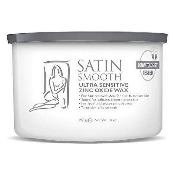 Satin Smooth Zinc Oxide Hair Removal Wax 14oz.