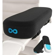 Everlasting Comfort Office Chair Arm Covers W/Cooling Gel Top Layer for Elbow, Forearm Support.