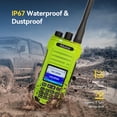 thumbnail image 4 of Radio portátil GMRS Retevis Ailunce HA1G de largo alcance, resistente al agua, 4 of 9