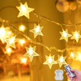 thumbnail image 1 of Guirnalda de Estrellas YoTelim 10M 100 LED a Pilas Impermeable, 1 of 7