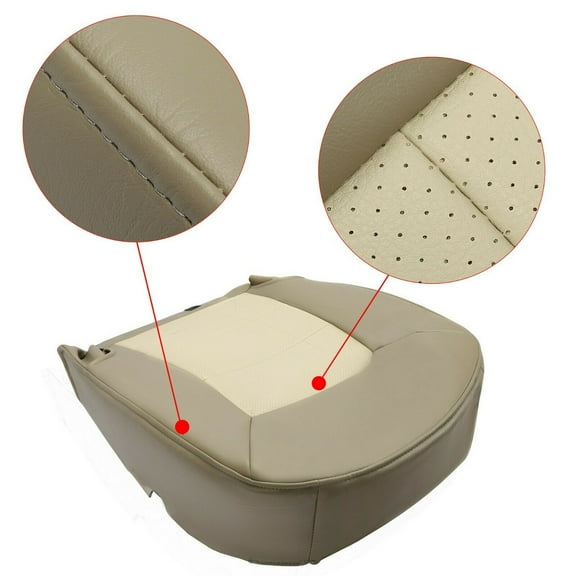 For 03-06 Ford Expedition Eddie Bauer 2WD 4.6L 5.4L Driver Bottom Seat Cover Tan LH